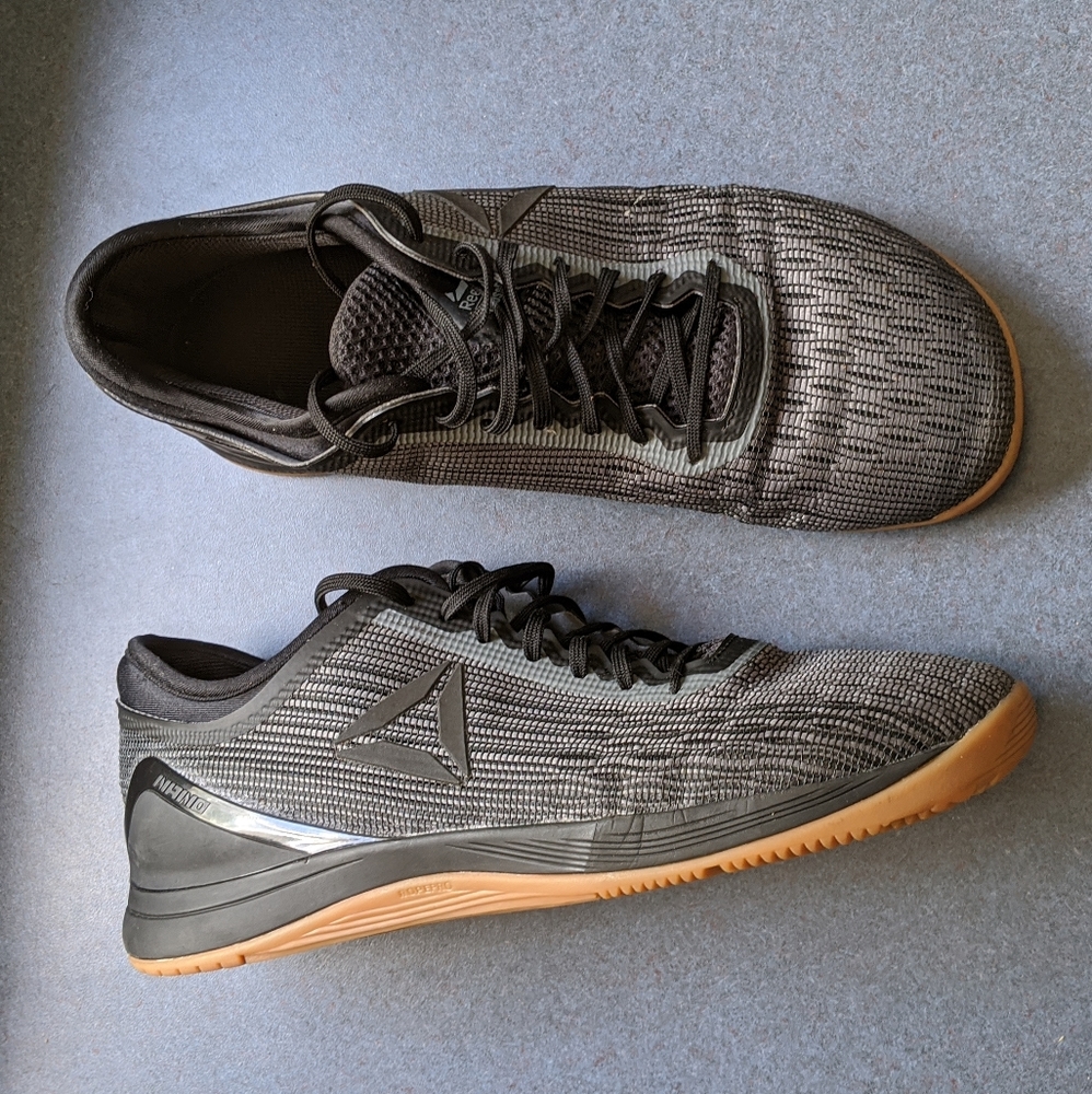Reebok CrossFit black Nano 8 with flexweave